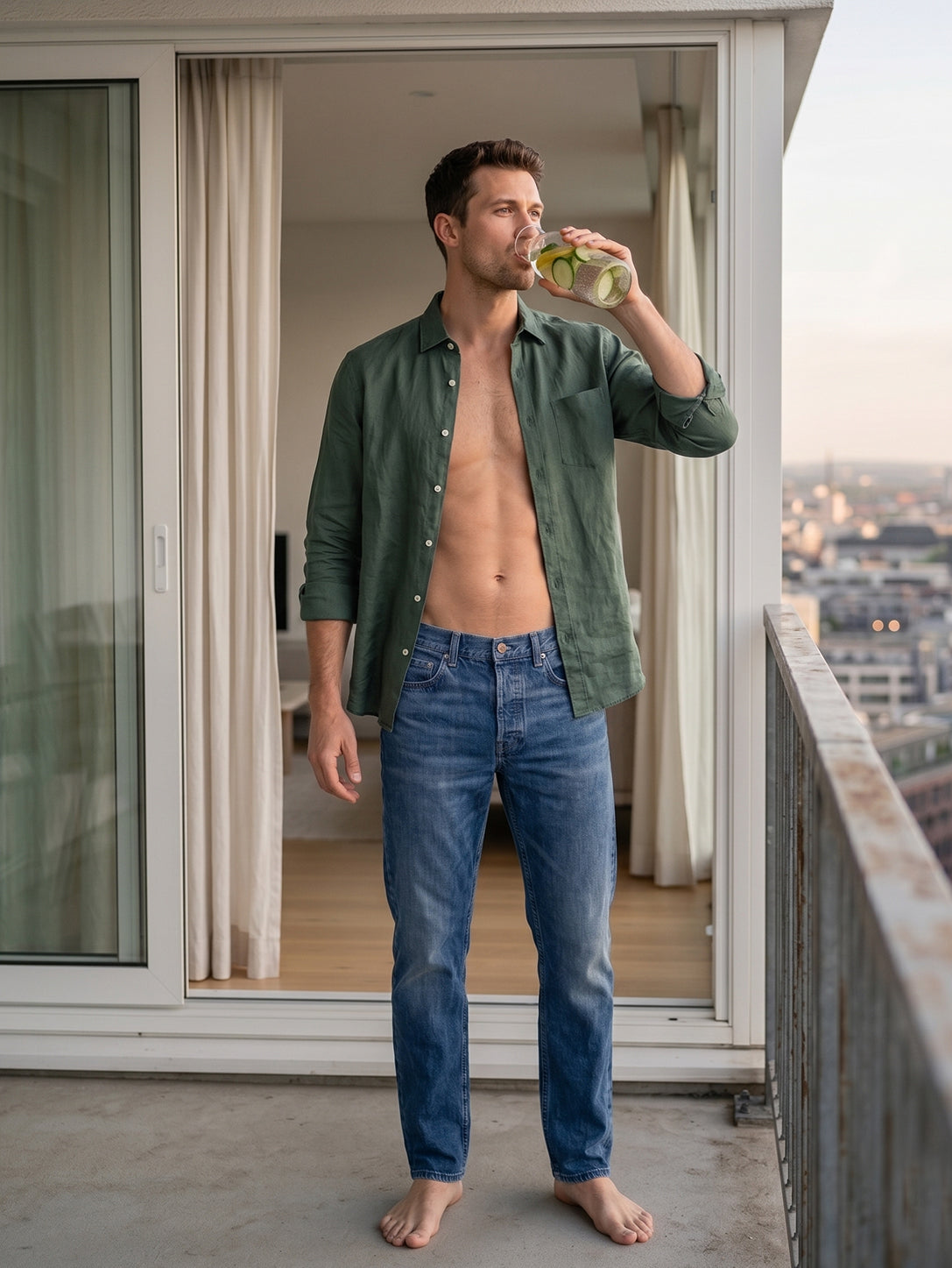 Straight Fit Denim Jeans for Men | Kelmiko