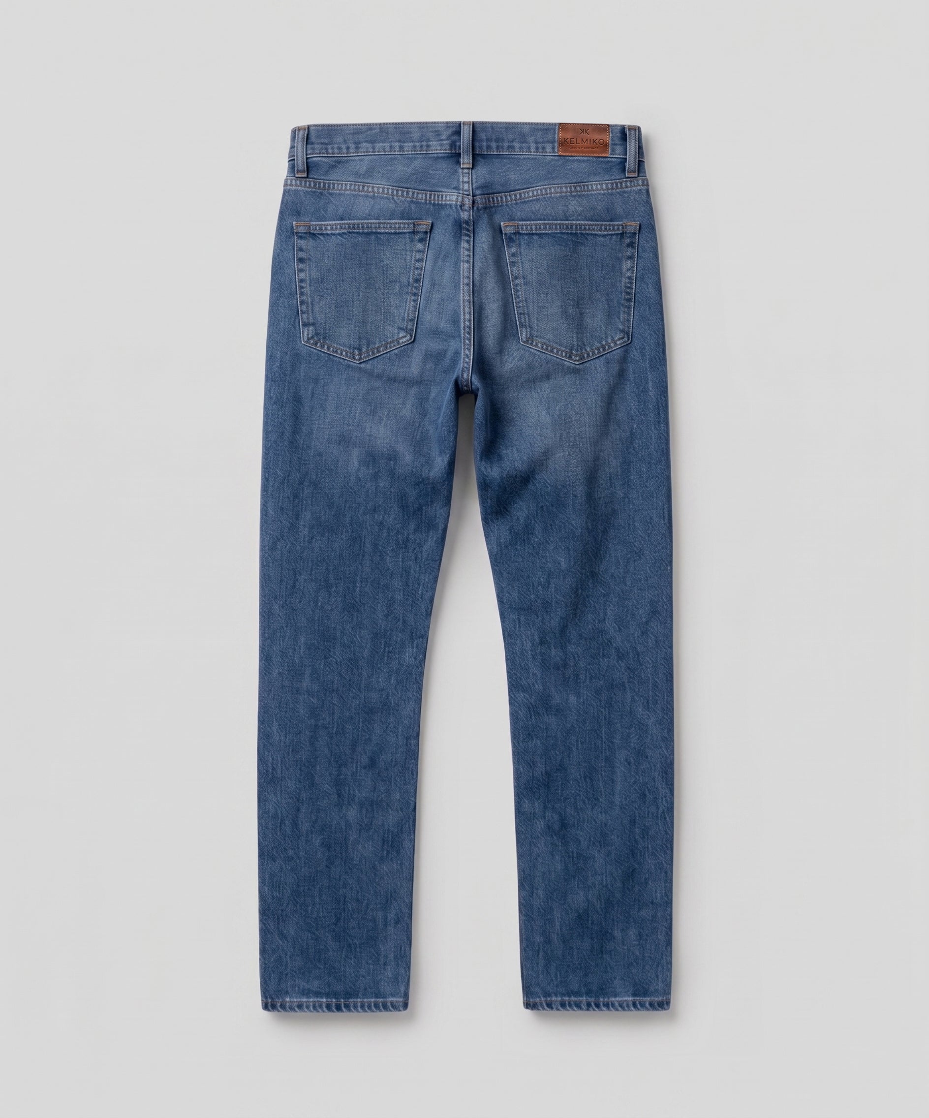 Straight Fit Denim Jeans for Men | Kelmiko
