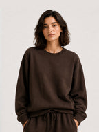 Bitter Chocolate Mid-weight Fleece Co-ord Set